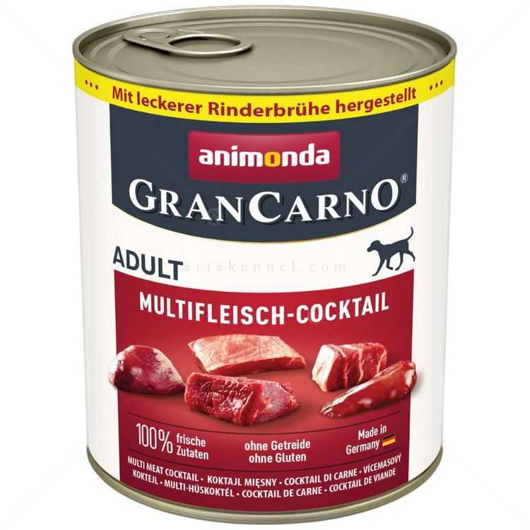 Консерва мултикоктейл меса 800 гр Gran Carno Adult Multifleisch Cocktail