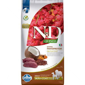 N&D Dog 7 кг Quinoa Medium&Maxi Skin&Coat Venison, coconut and tumeric
