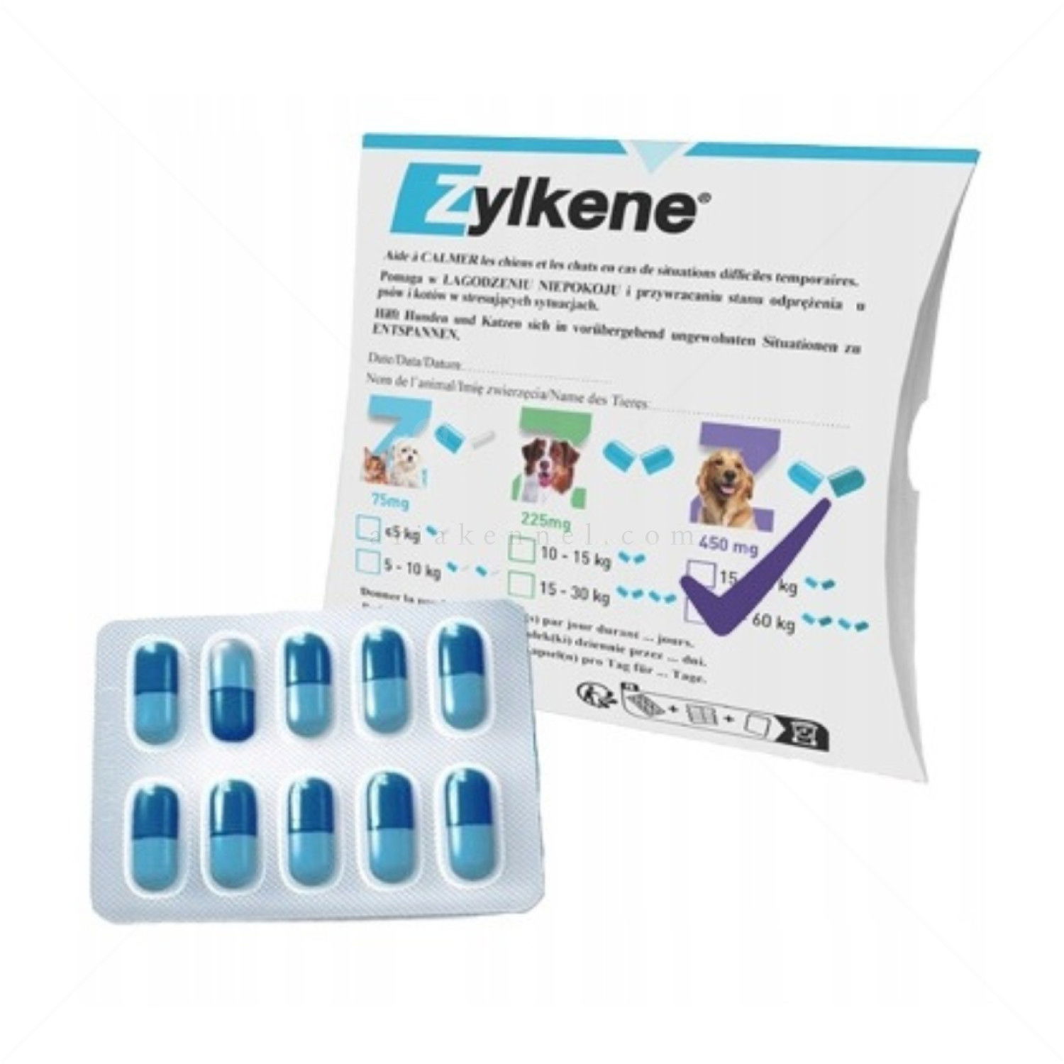 ZYLKENE 450 мг капсули срещу стресови фактори