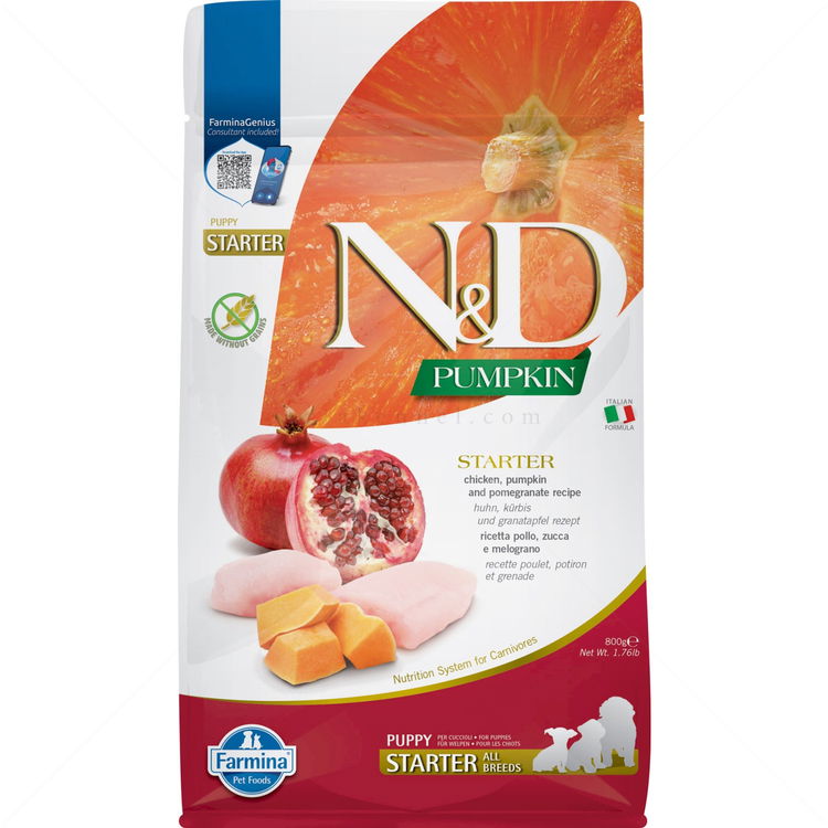 N&D Dog 0.800 кг Pumpkin Starter Puppy Chicken
