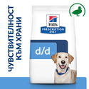 HILL'S Prescription Diet Canine D/D Food Sensitivities Duck&Rice 12 кг