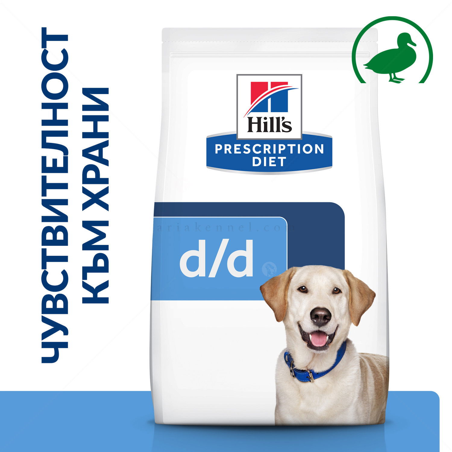 HILL'S Prescription Diet Canine D/D Food Sensitivities Duck&Rice 12 кг