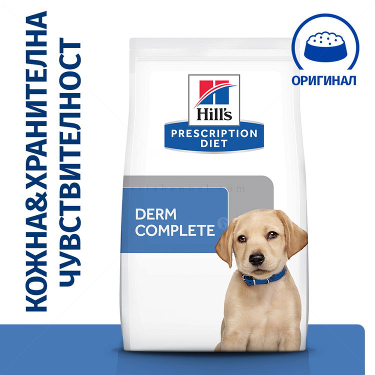 HILL'S Prescription Diet Canine Derm Complete Puppy Eggs&Rice 1.500 кг