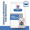 HILL'S Prescription Diet Canine Derm Complete Mini Eggs&Rice 6 кг