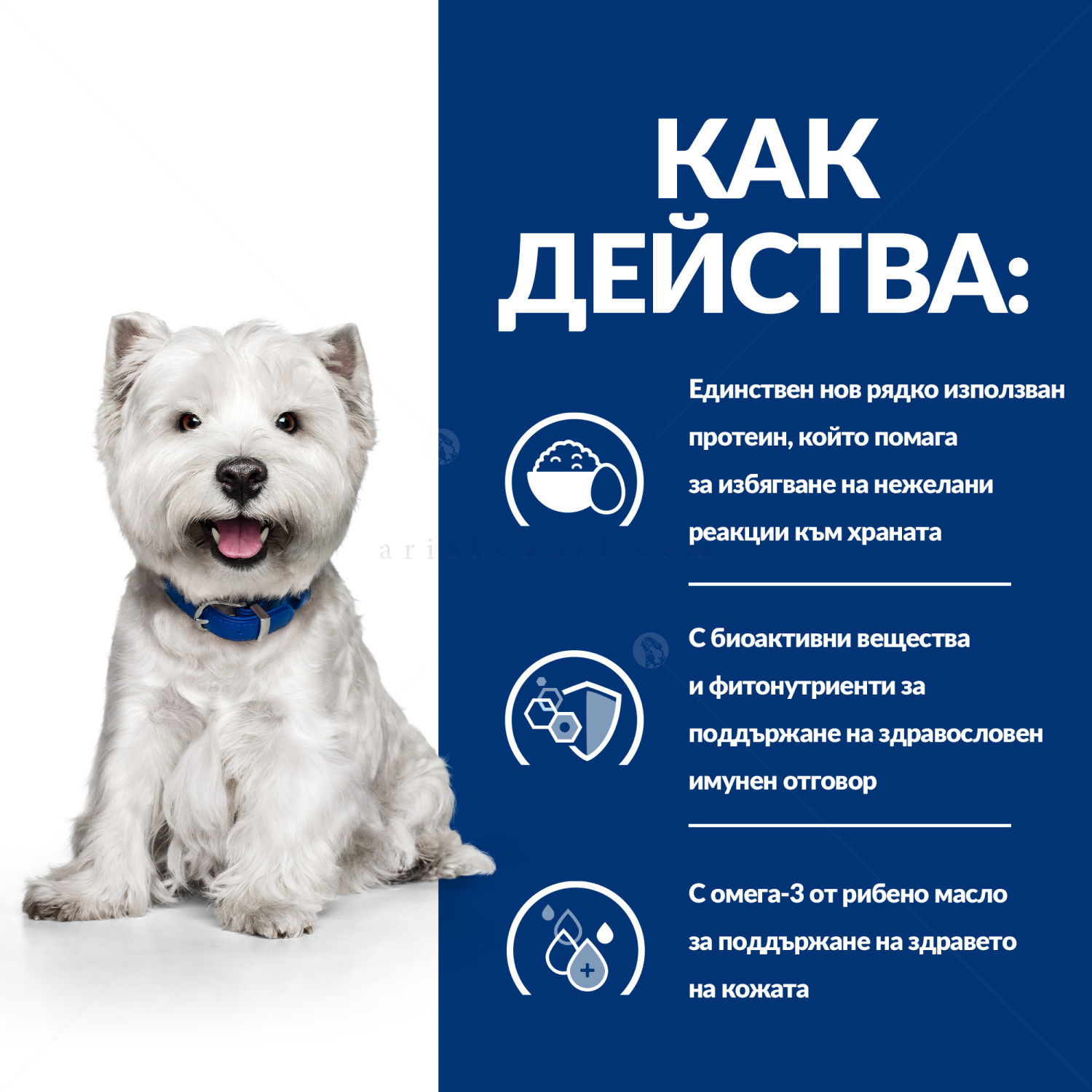 HILL'S Prescription Diet Canine Derm Complete Mini Eggs&Rice 6 кг