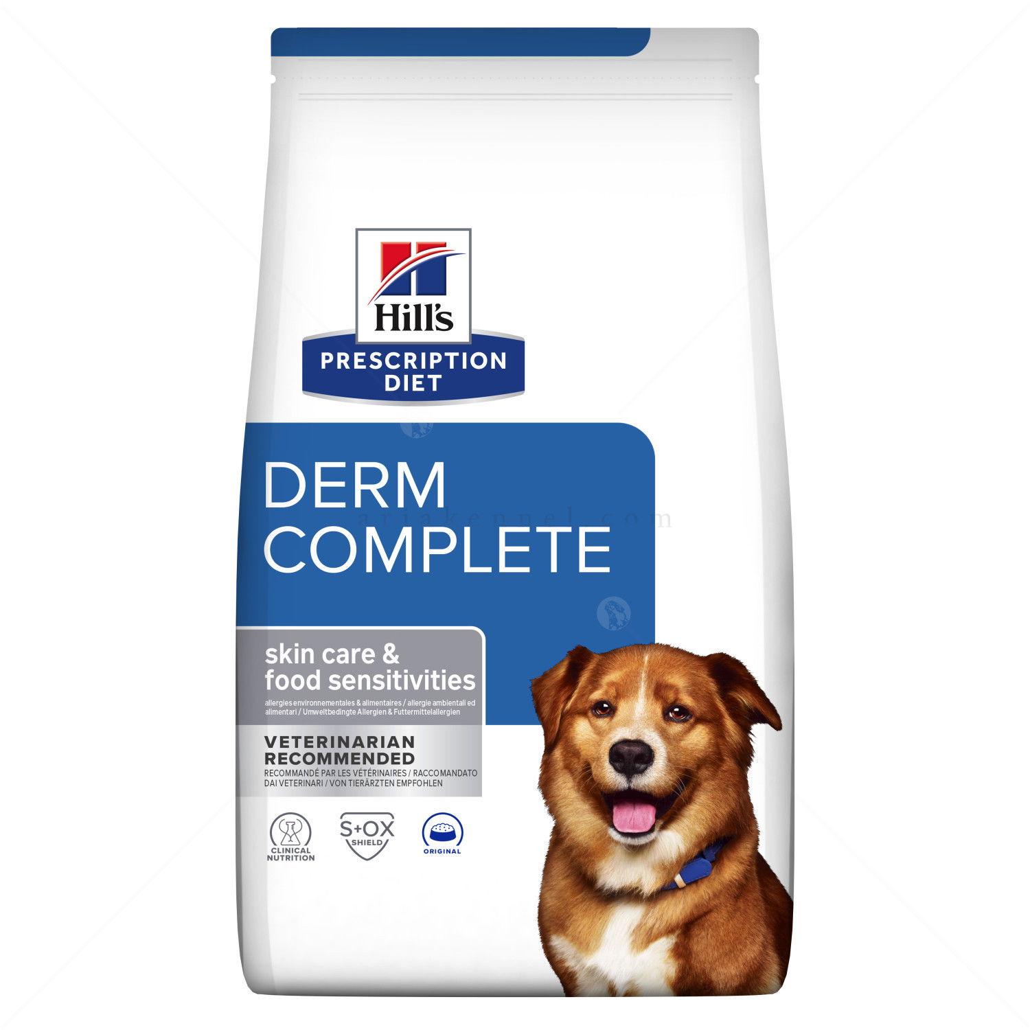 HILL'S Prescription Diet Canine Derm Complete Eggs&Rice 12 кг