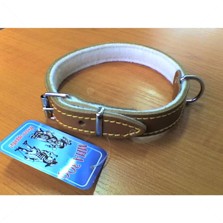 МИАЗОО Нашийник натурален, мека подплата