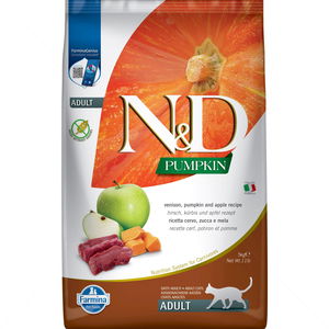 N&D Cat 5 кг Pumpkin Venison Adult