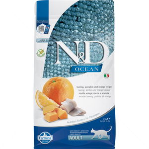 N&D Ocean Cat 1.500 кг. Pumpkin Herring Adult