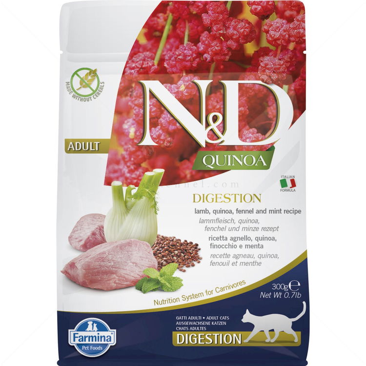 N&D Cat 0.300 кг. Quinoa Digestion Lamb