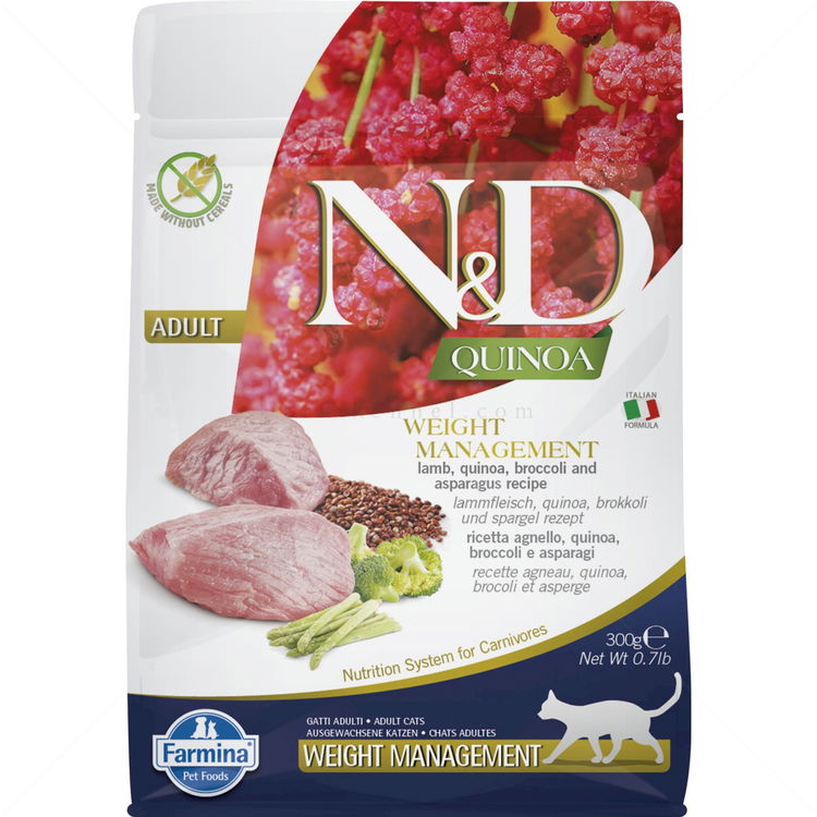 N&D Cat 0.300 кг. Quinoa Weight Management Lamb