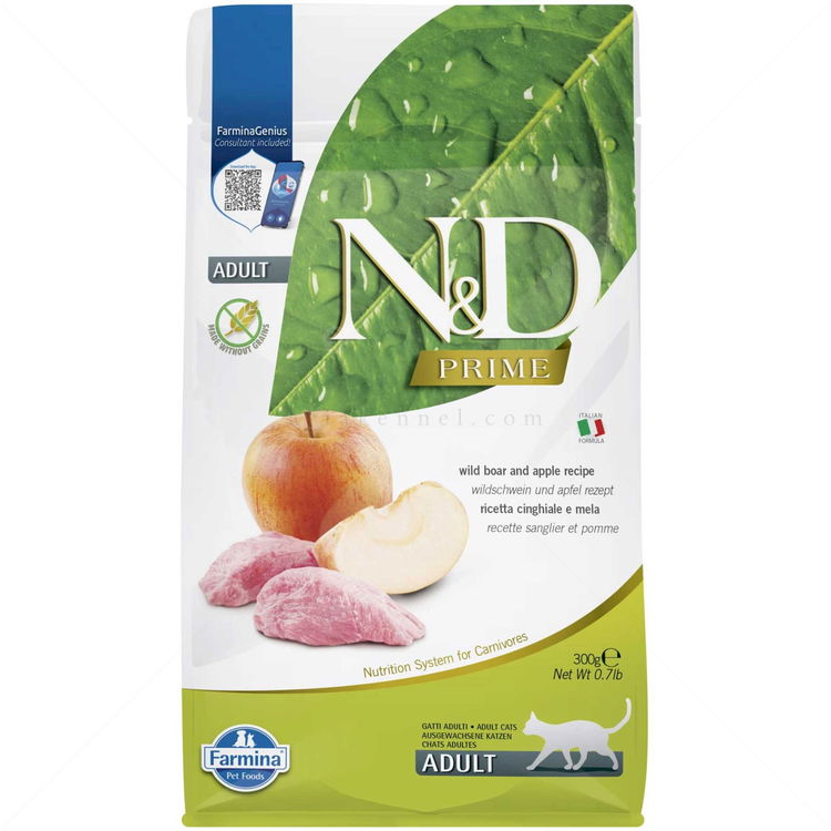 N&D Cat 0.300 кг. Prime Boar Adult