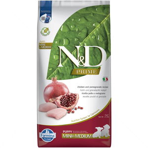 N&D Dog Prime 7 кг Puppy Mini&Medium Chicken and pomegranate