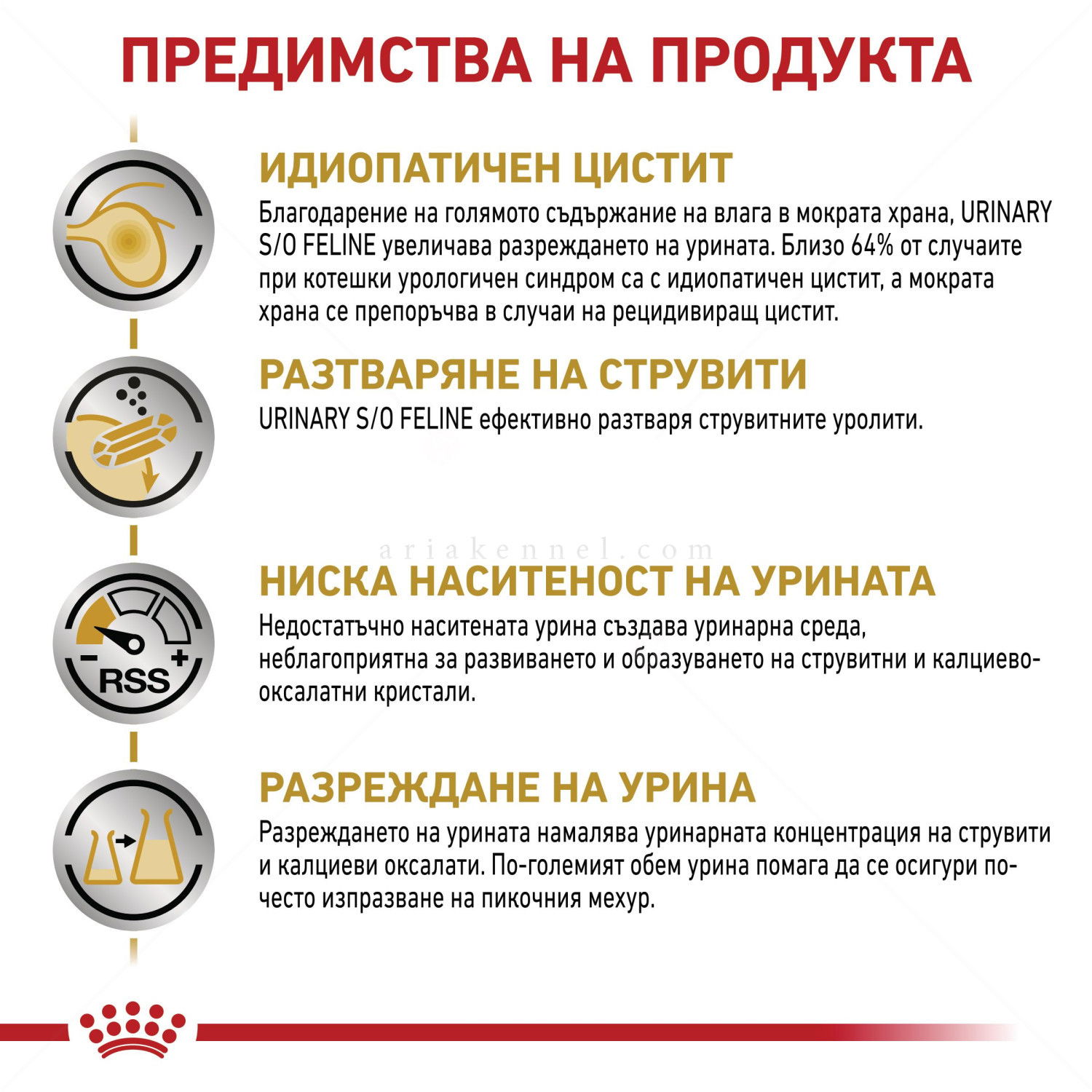 ROYAL CANIN Veterinary Cat Urinary S/O Chicken Pouch 85 гр