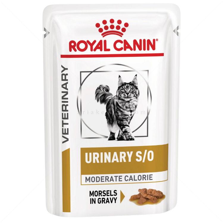 ROYAL CANIN Veterinary Cat Urinary S/O Moderate Calorie Pouch 85 гр