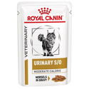 ROYAL CANIN Veterinary Cat Urinary S/O Moderate Calorie Pouch 85 гр