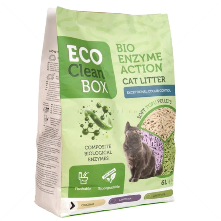 ECO CLEAN BOX 6 л/2.500 кг Тофу - с био ензими, натурална