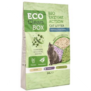 ECO CLEAN BOX 24 л/10 кг Тофу - с био ензими, лавандула