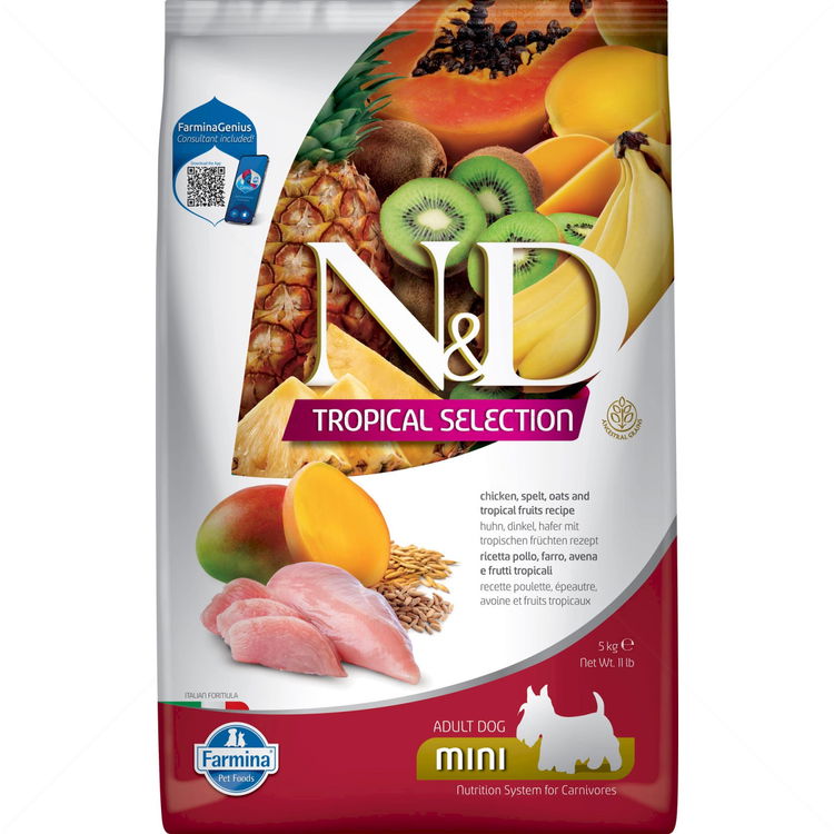 N&D Dog 5 кг Adult Mini Chicken Tropical Selection