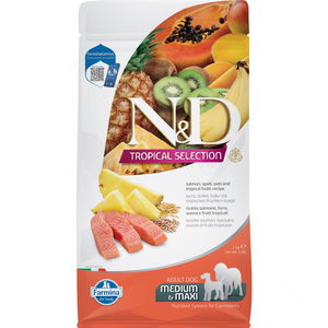 N&D Dog 2 кг Adult Medium&Maxi Salmon Tropical Selection