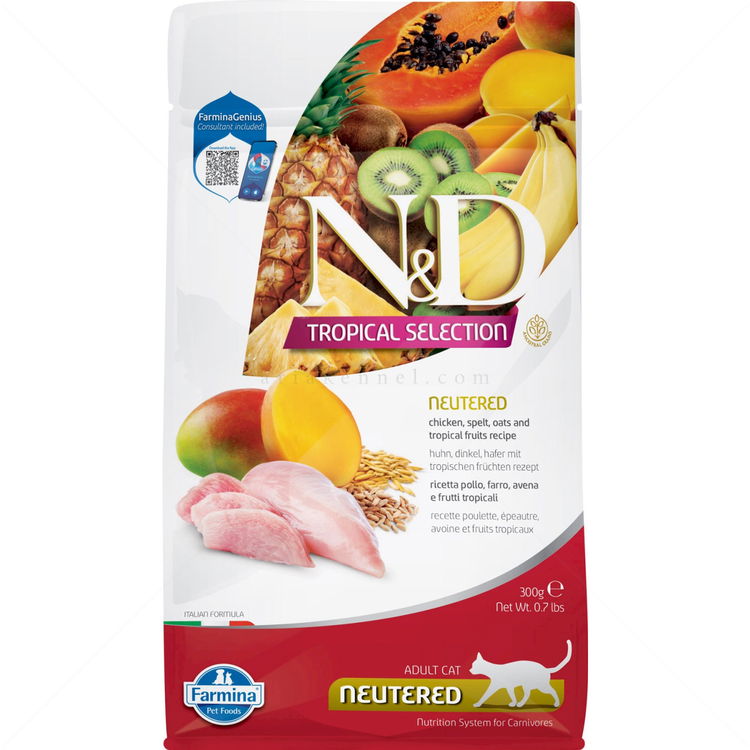 N&D Cat Tropical Selection Chicken Neutered - 0.300 кг
