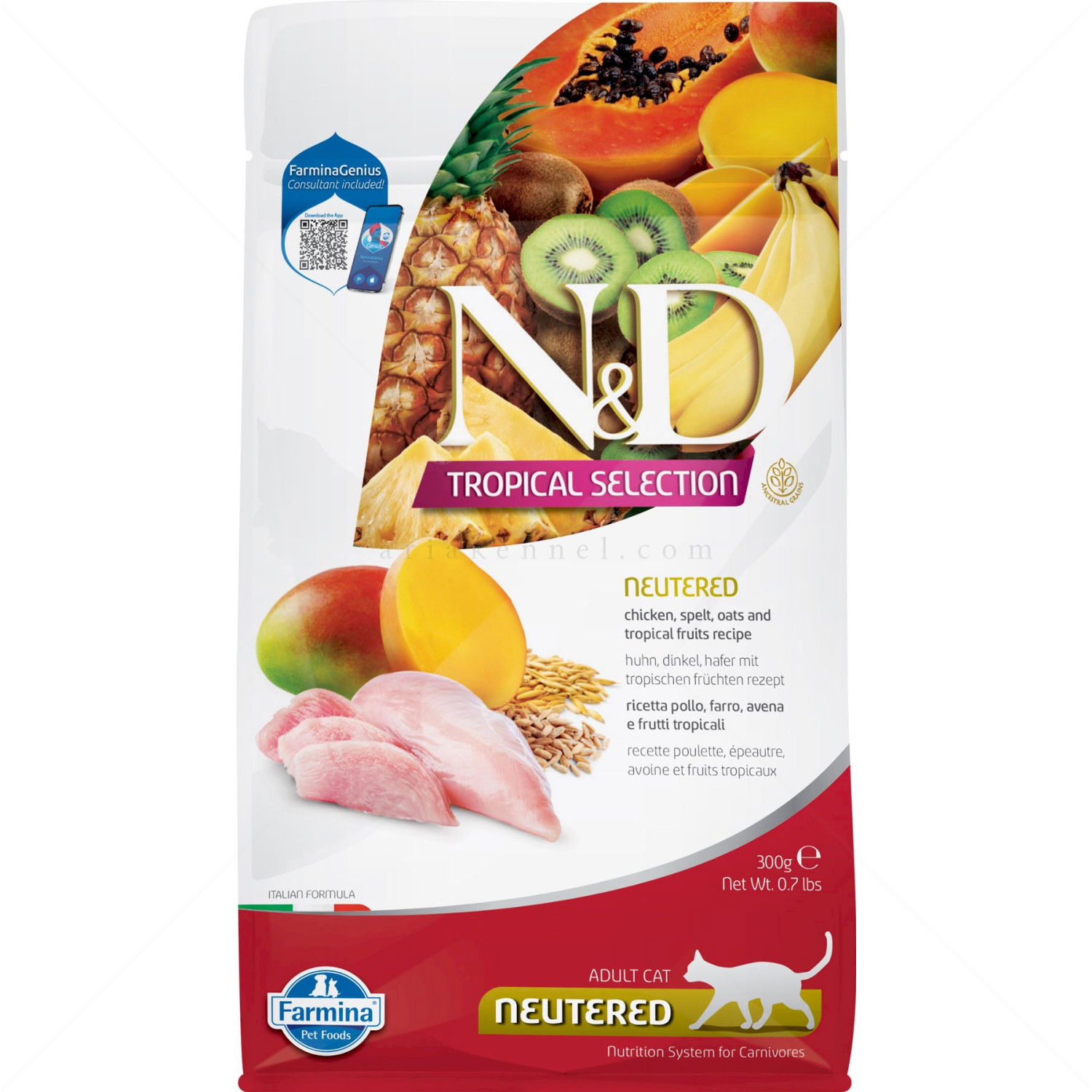 N&D Cat Tropical Selection Chicken Neutered - 0.300 кг