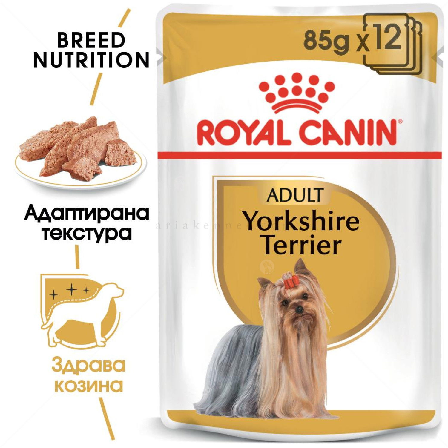 Пауч за израснали йоркширски териери ROYAL CANIN Yorkshire Adult