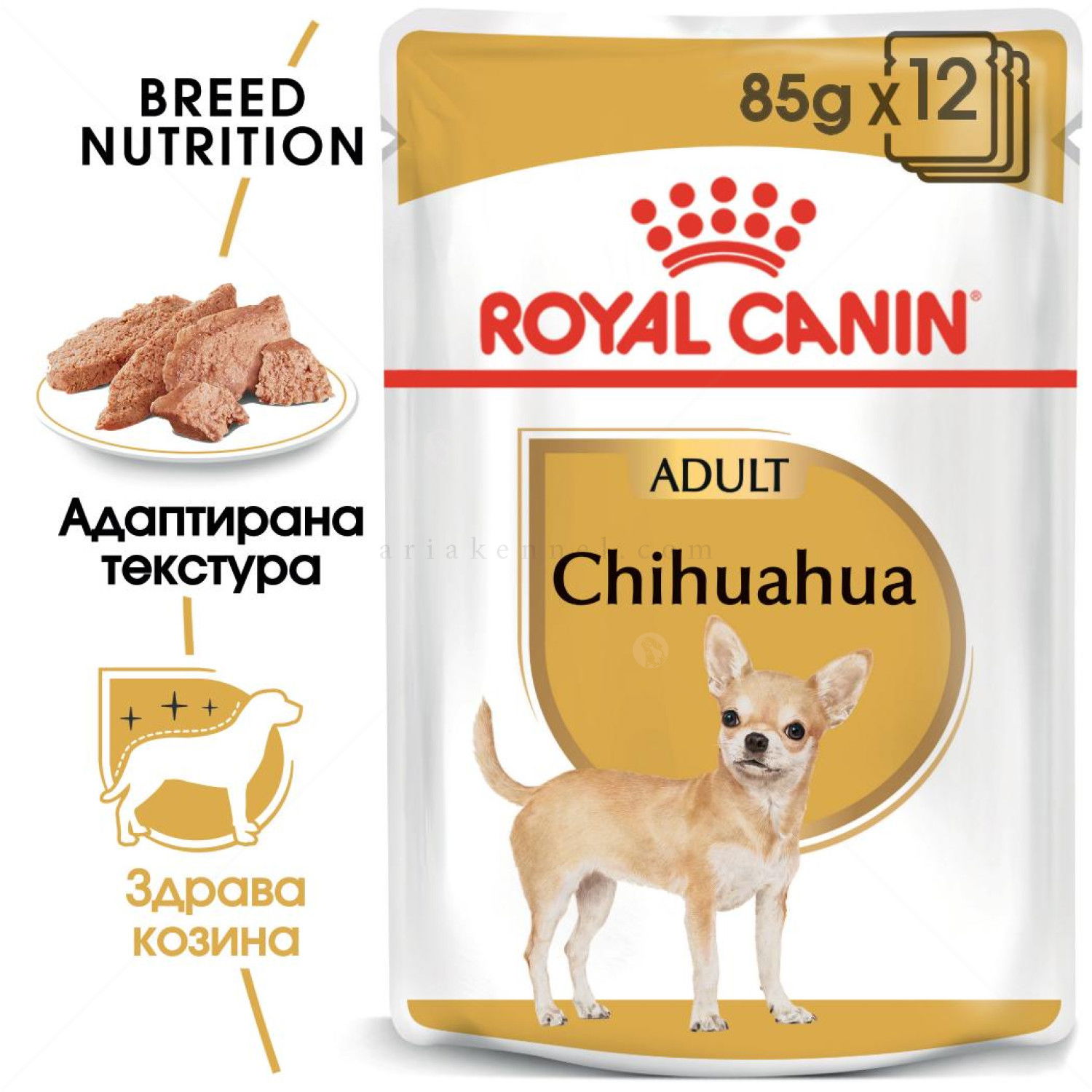 Пауч за израснали чихуахуа ROYAL CANIN Chihuahua Adult