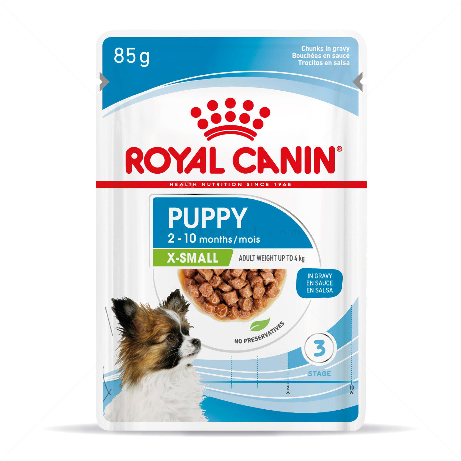 Пауч за подрастващи кученца от мини породи ROYAL CANIN X-Small Puppy