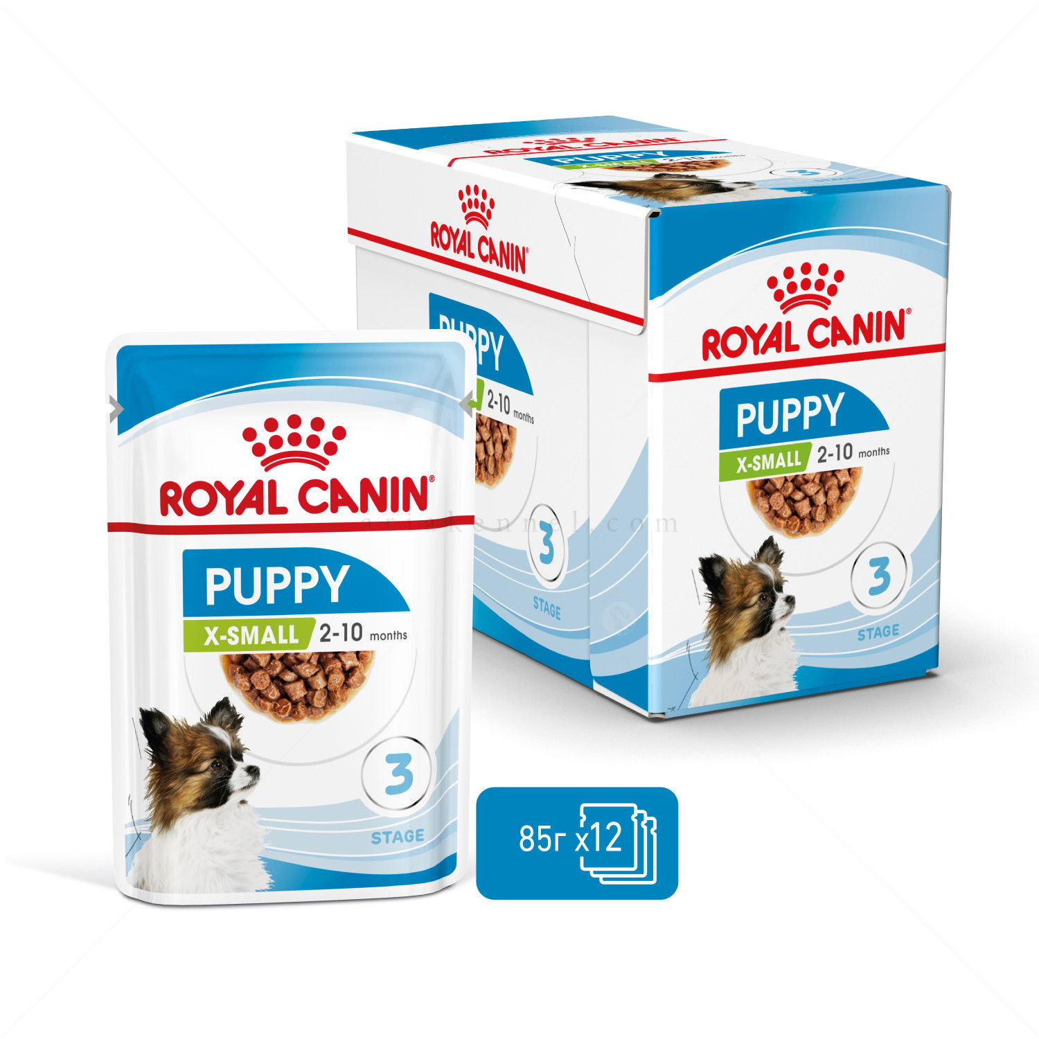 Пауч за подрастващи кученца от мини породи ROYAL CANIN X-Small Puppy