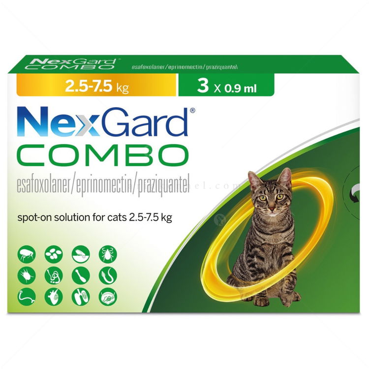 Комбинирана пипета за вътрешно и външно обезпаразитяване NEXGARD COMBO 1x0.9 мл