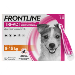 Пипета за външно обезпаразитяване FRONTLINE TRI-ACT 1x1 мл