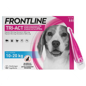 Пипета за външно обезпаразитяване FRONTLINE TRI-ACT 1x2 мл