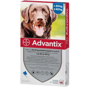 Пипета за външно обезпаразитяване ADVANTIX Spot on 1x4.0 ml