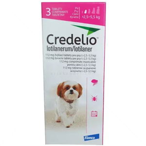 Таблетка за външно обезпаразитяване CREDELIO 1x112 mg