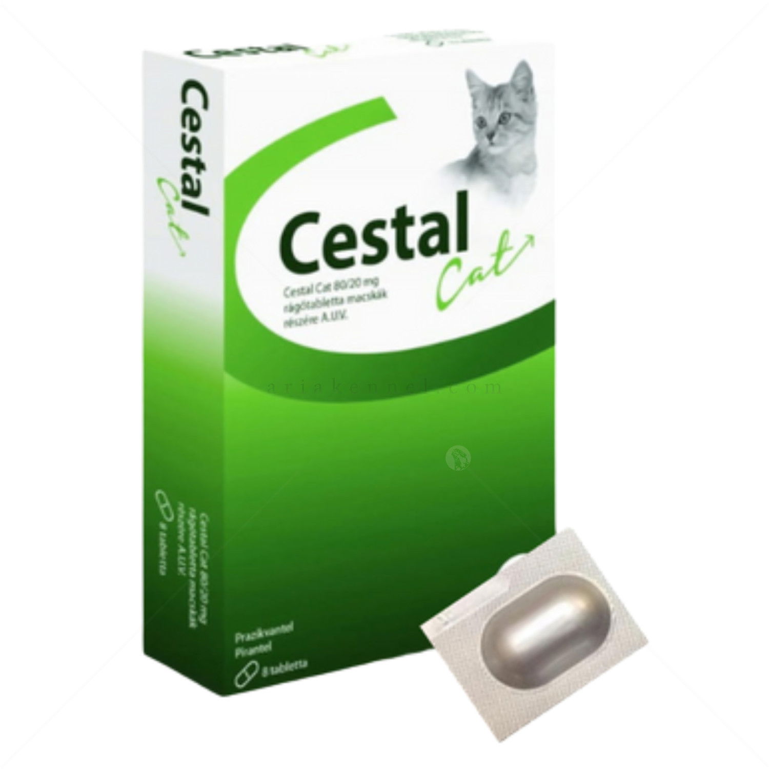 Таблетка за вътрешно обезпаразитяване за котка CESTAL Cat