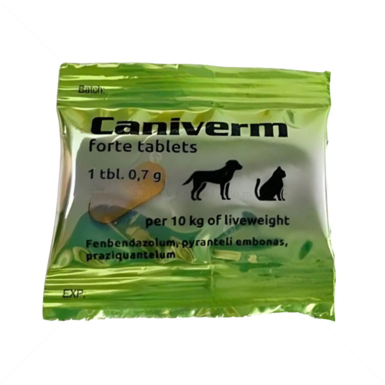 Таблетка за вътрешно обезпаразитяване CANIVERM 0.700 g за кучета и котки