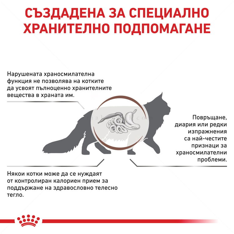 ROYAL CANIN Veterinary Cat Gastrointestinal Moderate Calorie 4 кг