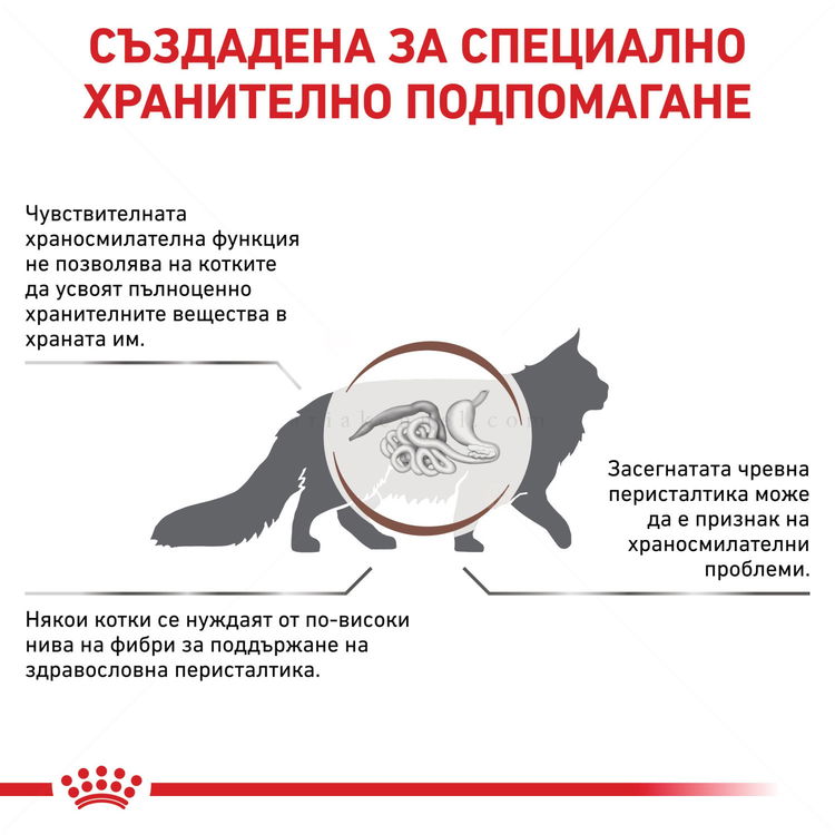 ROYAL CANIN Veterinary Cat Gastrointestinal Fibre Response 2 кг