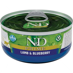 N&D Cat Prime Lamb&Blueberry 70 гр - с агнешко месо и боровинки