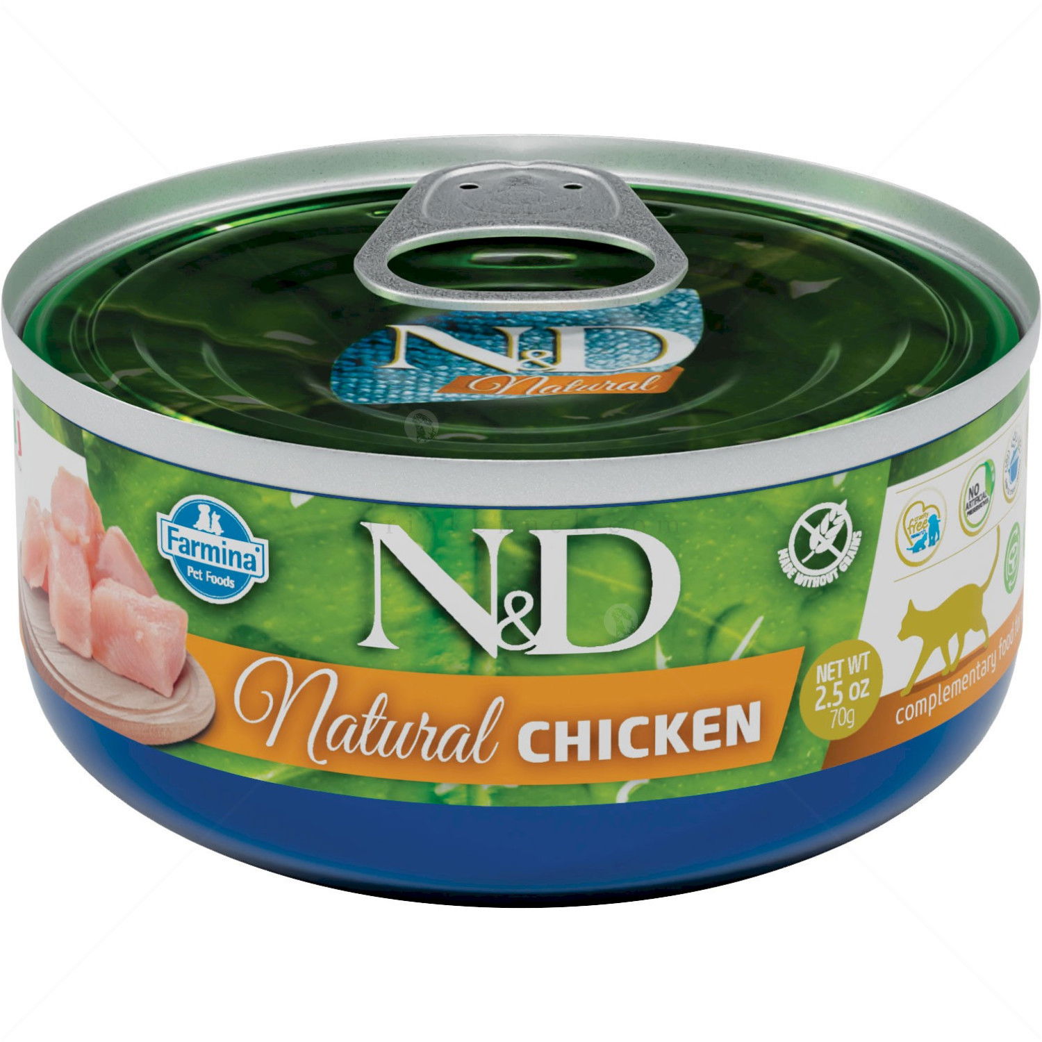 N&D Cat 6х70 гр Natural Meat Duo Menu - месно меню