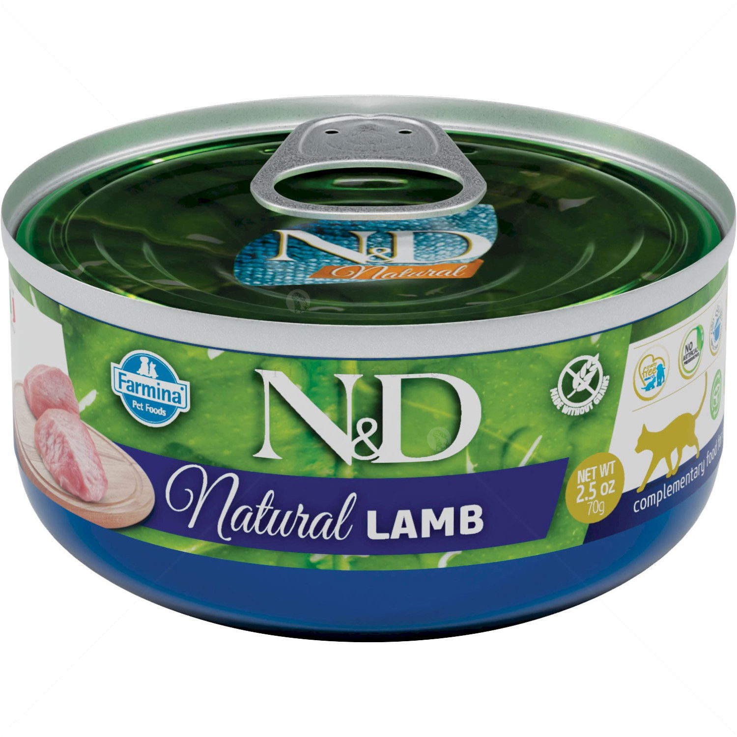 N&D Cat 6х70 гр Natural Meat Duo Menu - месно меню