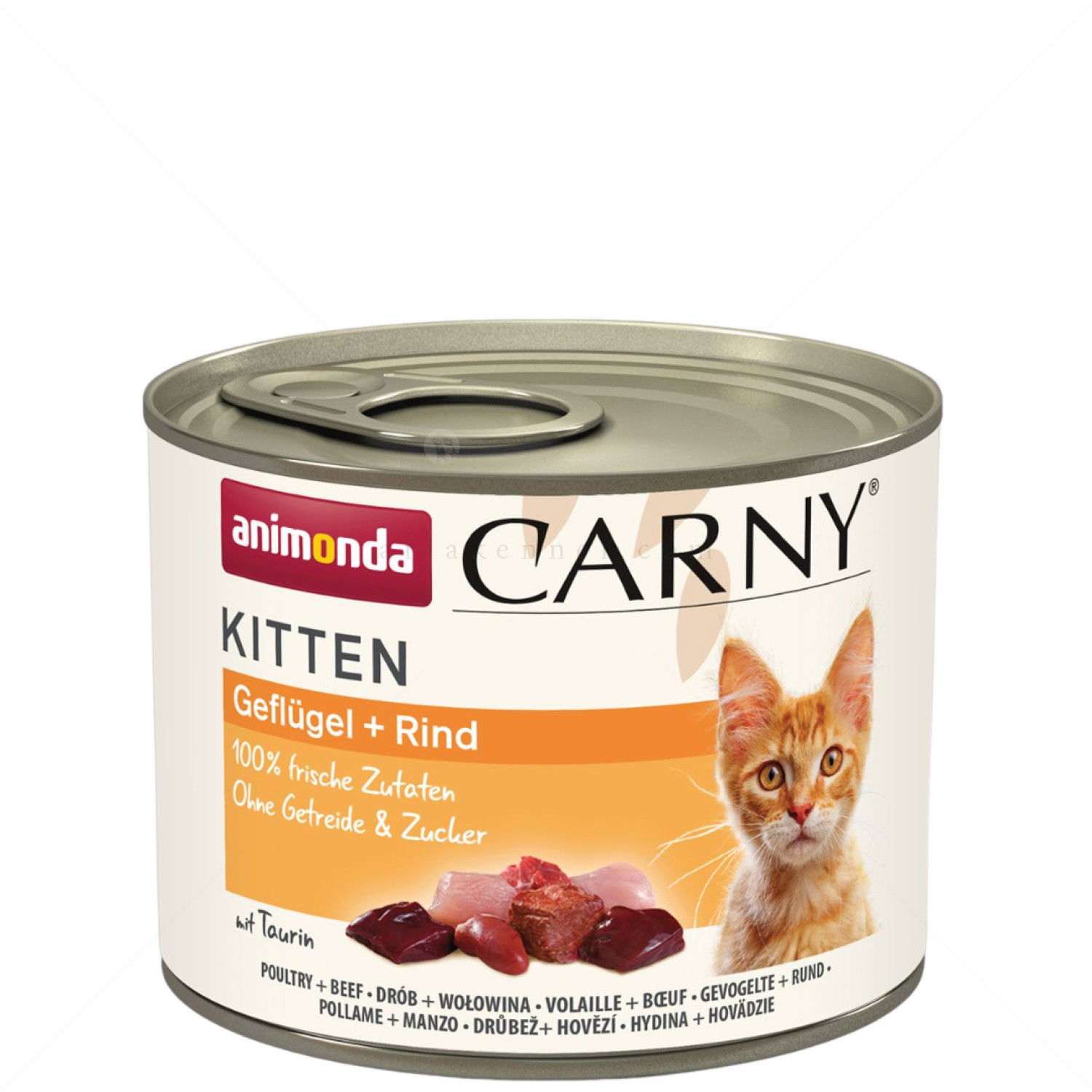 CARNY 200 гр. Kitten говеждо и птиче месо