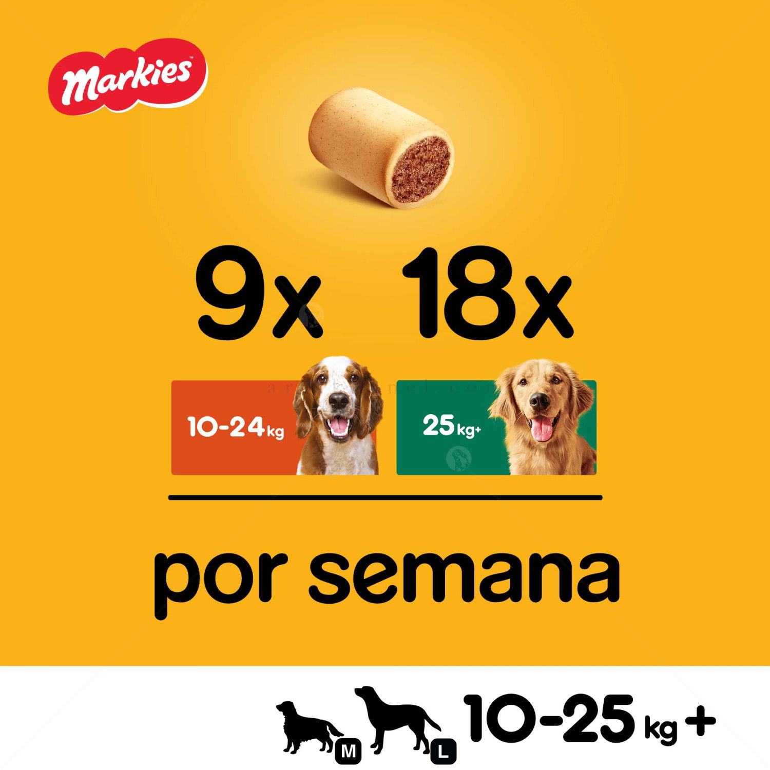 Хрупкави бисквити с вкус на костен мозък PEDIGREE Markies, 150 гр