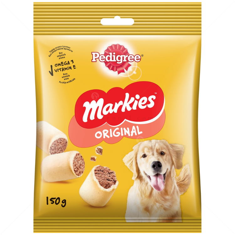 Хрупкави бисквити с вкус на костен мозък PEDIGREE Markies, 150 гр