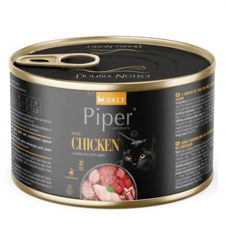PIPER Cat 185 гр Консерва с пилешко месо