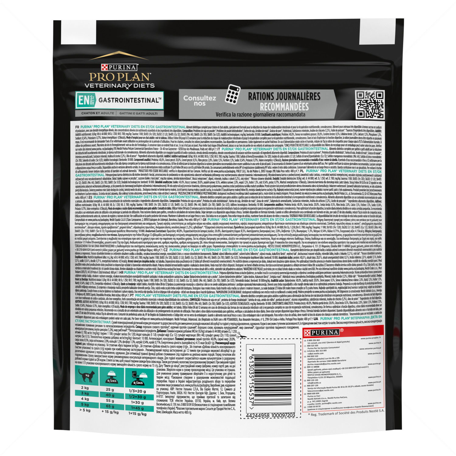 PRO PLAN Veterinary Diets EN Cat Gastrointestinal 0.400 кг