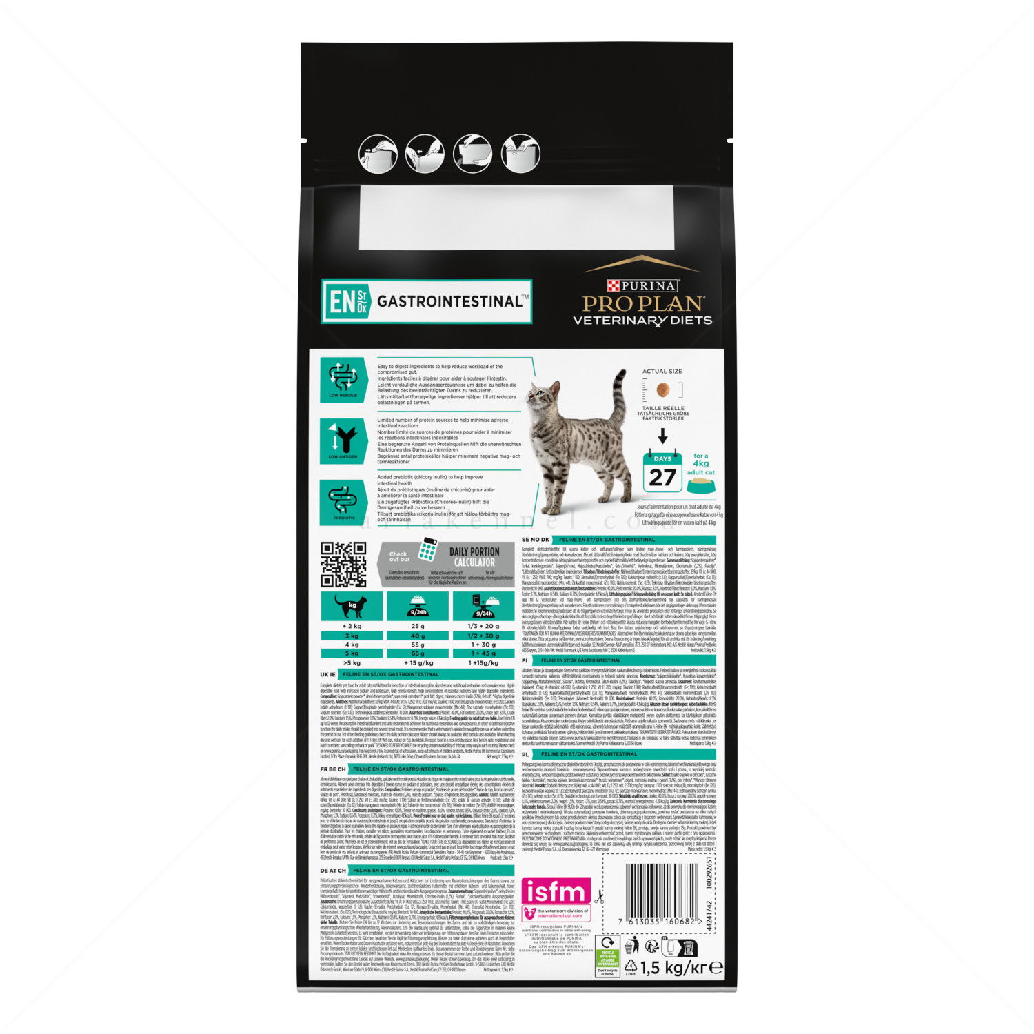 PRO PLAN Veterinary Diets EN Cat Gastrointestinal 1.500 кг