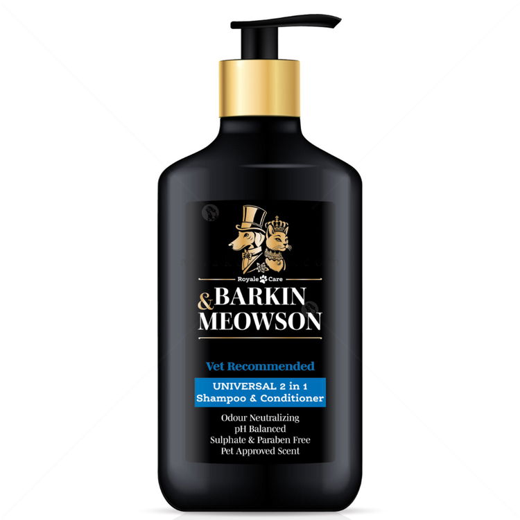 Шампоан с балсам 2 в 1 за дълбока хидратация BARKIN&MEOWSON Universal 2 in 1 Shampoo & Conditioner
