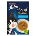 Супа с риба треска, риба тон и писия FELIX Soup Original 6х48 гр